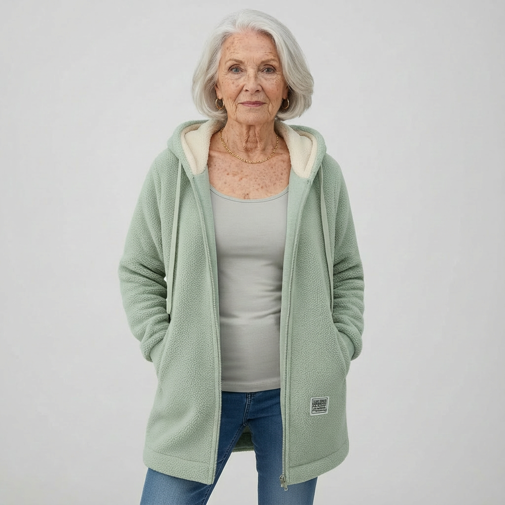 Nina hooded fleece jacket
