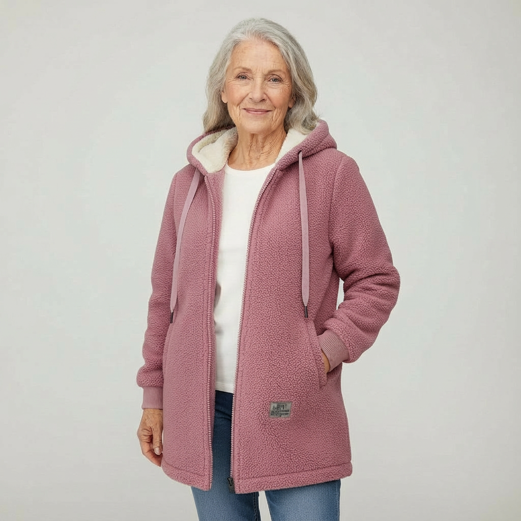 Nina hooded fleece jacket